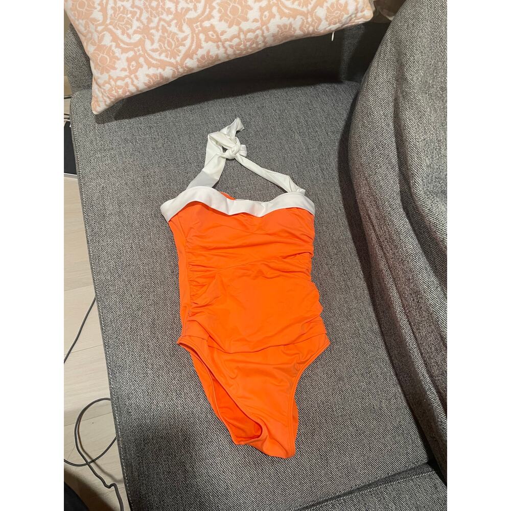 Lauren ralph lauren bel air shirred bandeau swimsuit